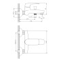 Смеситель для ванны IMPRESE STRELA f03208301AA