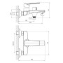 Смеситель для ванны IMPRESE KAMPA 10285
