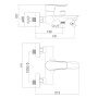 Смеситель для ванны IMPRESE VACLAV f03206403AA