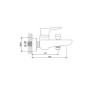Смеситель для ванны NEWARC Loft 921511
