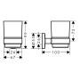 Стакан HANSGROHE LOGIS 41718000