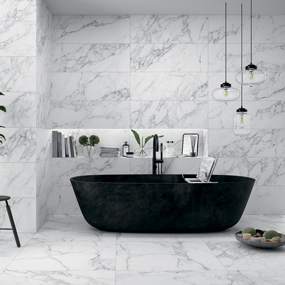 STN CERAMICA SABINE WHITE 33,3х90