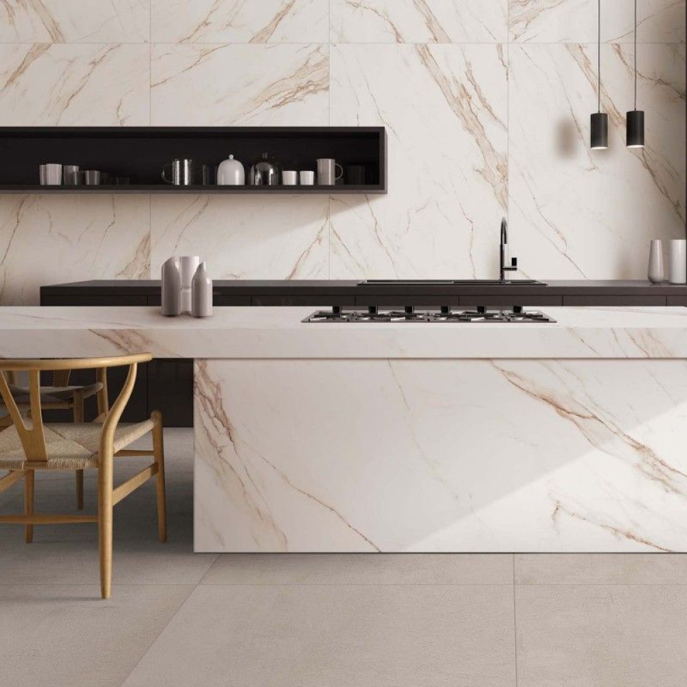 ABK STONE Sensi Up CALACATTA GOLD slab B 163,5x323 lux 12 mm (0003862)