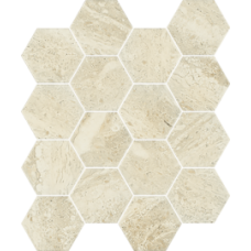 Paradyz classica SUNLIGHT STONE BEIGE MOZAIKA PRASOWANA HEXAGON 22X25,5 G1