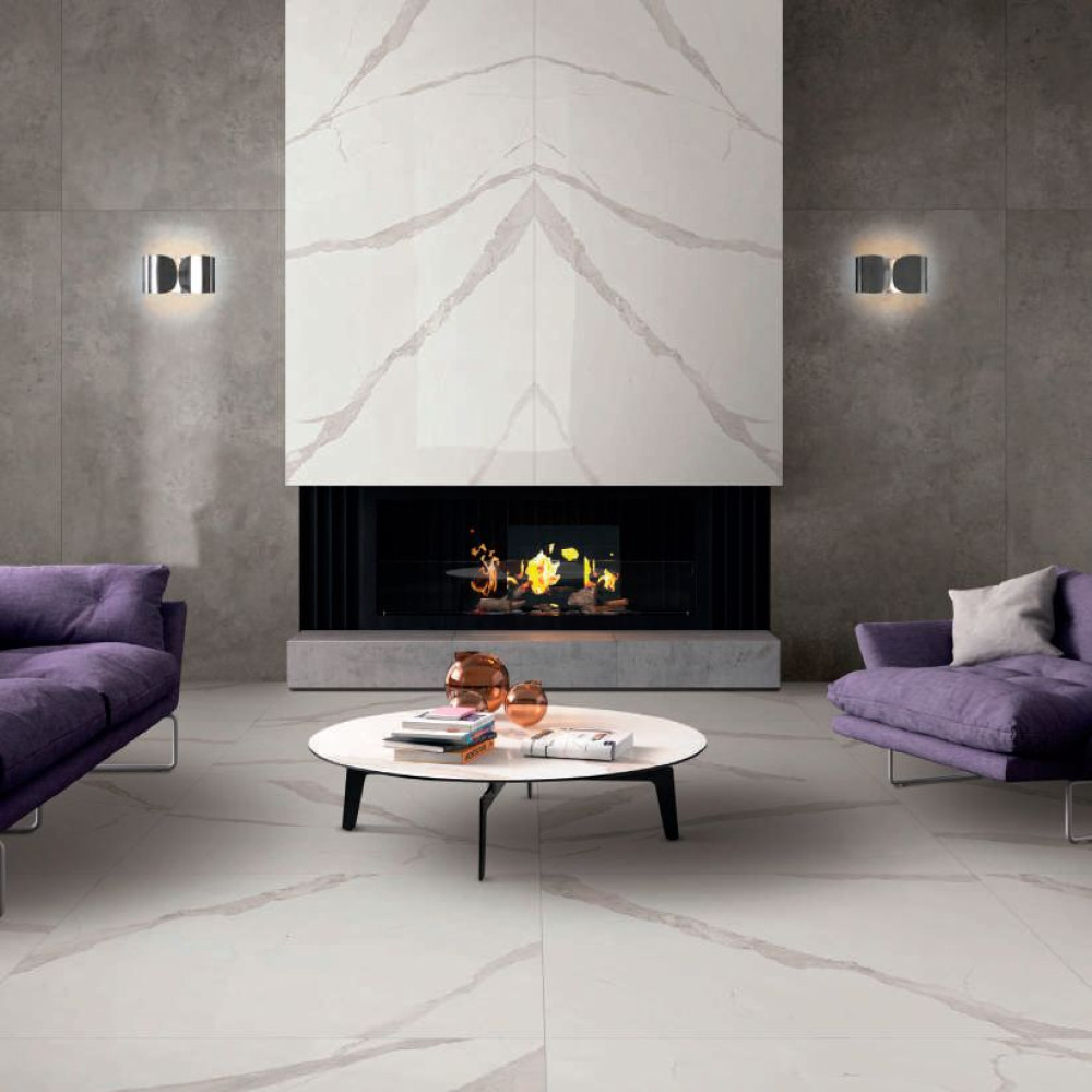 Flaviker Supreme Wide Statuario Venato 120х240 Slab A Lux Ret (PF60002500)
