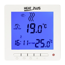 Терморегулятор Heat Plus ВНТ 307 W 20A накладний білий