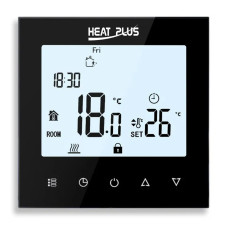 Терморегулятор Heat Plus M8.716B чорний, Wi-Fi