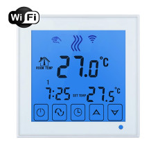 Терморегулятор EcoTerm EcoTerm SEN Wi-Fi білий