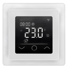 Терморегулятор Heat Plus Термостат M95.716W Wi-Fi сенсорний, 16А, білий