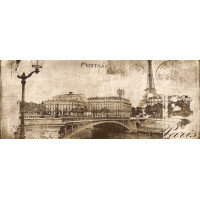 Ceramika Konskie Postcard beige inserto szklane 1 20*50