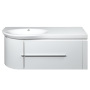 DEVIT 0022120 FLY Тумба 120 з раковиною, білий глянцевий колір (2пак)