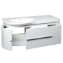 DEVIT 0022120 FLY Тумба 120 з раковиною, білий глянцевий колір (2пак)