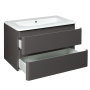 DEVIT 0021120G FLY Тумба 80 з раковиною, сірий колір (2пак)