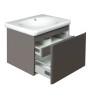 DEVIT 0020120G FLY Тумба 60 з раковиною, сірий колір (2пак) NEW