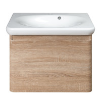 DEVIT 0020120WO FLY Тумба 60 з раковиною, колір дуба (2пак) NEW
