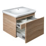 DEVIT 0020120WO FLY Тумба 60 з раковиною, колір дуба (2пак) NEW