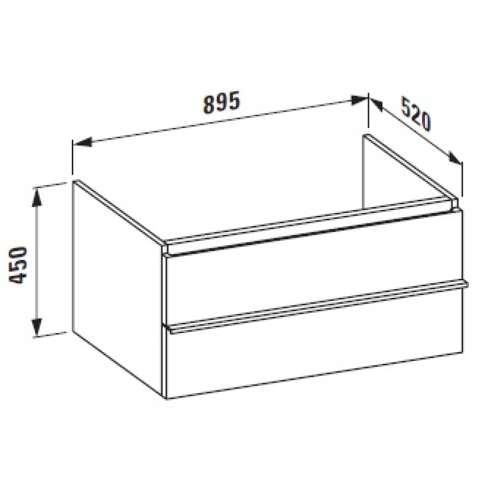 Тумба LAUFEN CASE H4052330755191