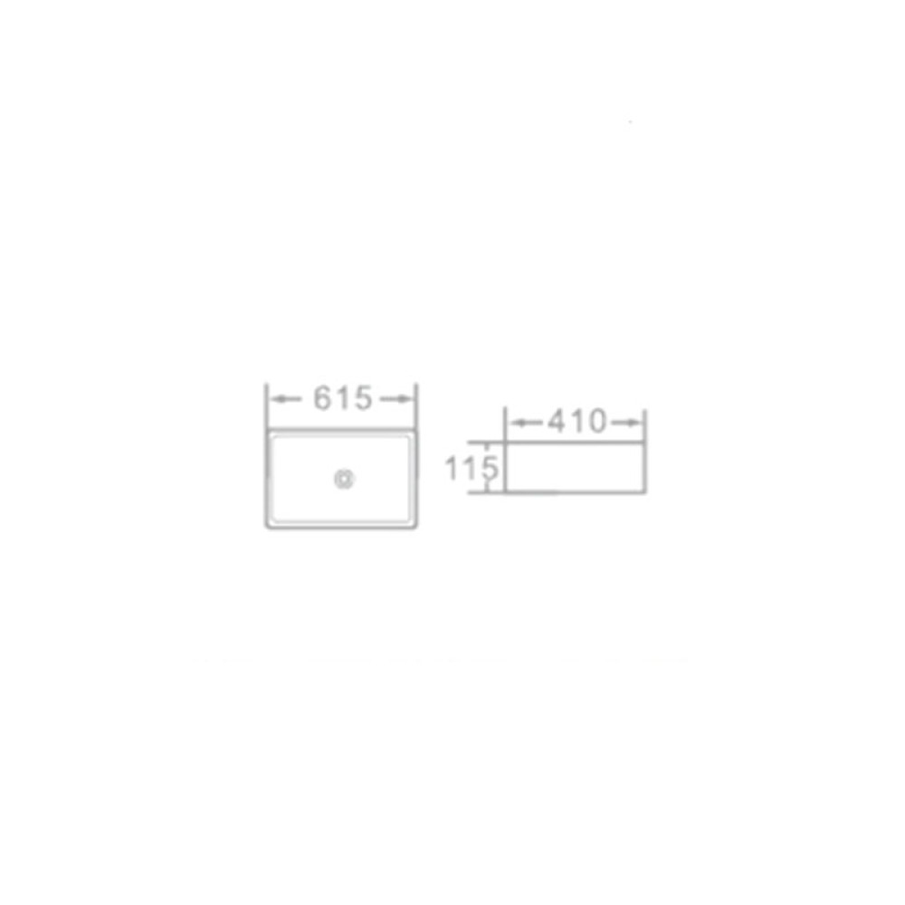 Умывальник NEWARC Aqua 9461W