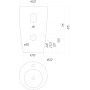 Умывальник напольный NEWARC Modern 3812