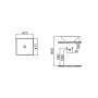 Умывальник IDEVIT Square 0101-2486