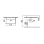 Умывальник IDEVIT Nova 3501-0505