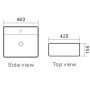 Умывальник NEWARC Countertop 5025B-M