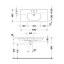 Умывальник DURAVIT D-CODE 03421000002