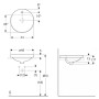 Умывальник GEBERIT VariForm 500.705.01.2