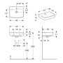 Умывальник GEBERIT SELNOVA SQUARE 500.322.01.1