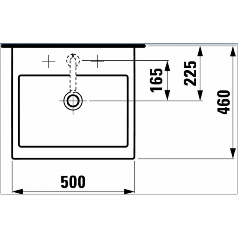 Умывальник LAUFEN LIVING CITY H8174310001041