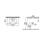 Умывальник IDEVIT Neo Classic 3301-0805