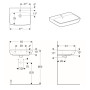 Умывальник GEBERIT SELNOVA SQUARE 500.290.01.1