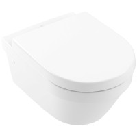 VILLEROY & BOCH ARCHITECTURA NEW унитаз подвесной 37*53см, DirectFlush, в комплекте с сидением с функцией Slow closing