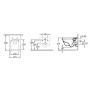 VILLEROY & BOCH ARCHITECTURA унитаз подвесной 37*53см Rimless, цвет White Alpin