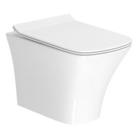 IMPRESE NARON Rimless унитаз подвесной 48*34*35 см, сидение Duroplast Slim slow-closing