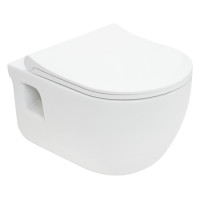 VOLLE ALTEA унитаз 53*35,5*40см подвесной Rimless, в комплекте с сидением Slim slow-closing