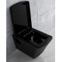 VOLLE TEO black унитаз 53*35,5*40см подвесной в комплекте с сиденьем slow-closing