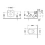 Унитаз подвесной DURAVIT STARCK 2 2534090000