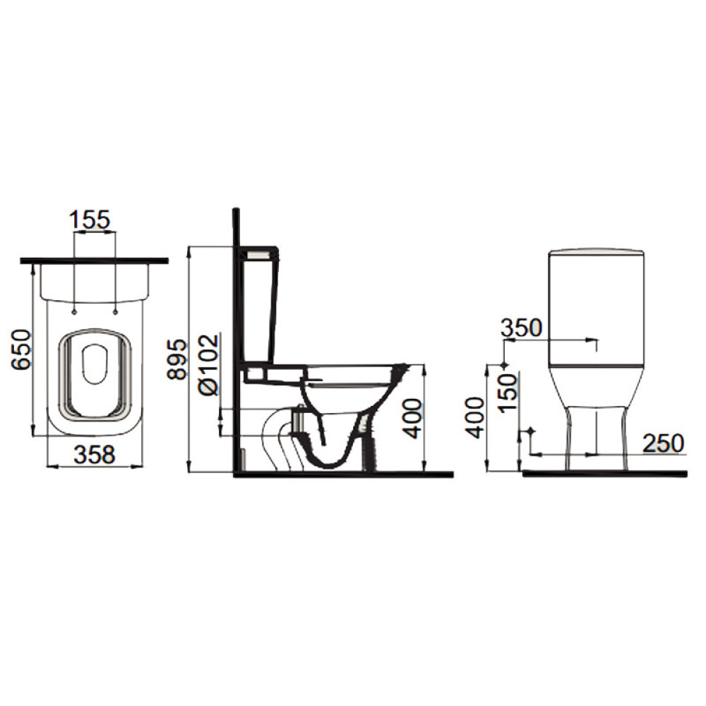 Унитаз-компакт IDEVIT Nova SETK3504-0316-001-1-6100