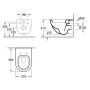 Унитаз подвесной VILLEROY & BOCH VERITY DESIGN 5671H101