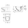 Унитаз подвесной VILLEROY & BOCH VERITY DESIGN 5643HR01