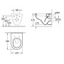 Унитаз подвесной VILLEROY & BOCH VERITY DESIGN 56801001+ 98M9C101