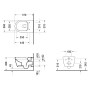Унитаз подвесной DURAVIT ME BY STARCK 2529090000