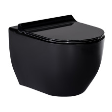Унитаз подвесной VOLLE BLACK AMADEUS 13-06-055Black Унитаз подвесной VOLLE BLACK AMADEUS 13-06-055Black