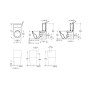 Унитаз напольный VILLEROY & BOCH SUBWAY 2.0 5617R001