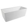 VOLLE Ванна 165*80*59см отдельностоящая/пристенная каменная Solid surface