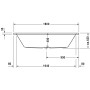 Ванна DURAVIT D-CODE 700101000000000