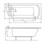 Ванна ROCA LINEA A24T010000