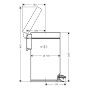 Ведро для мусора HANSGROHE ADDSTORIS 41775000