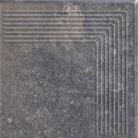 Paradyz VIANO ANTRACITE STOPNICA NAROŻNA 30X30 G1